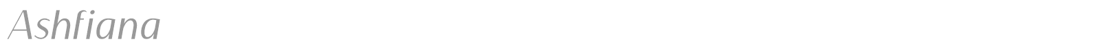 Ashfiana font preview